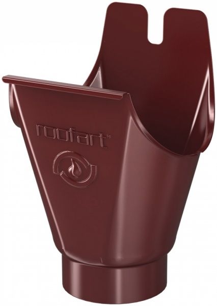 Воронка желоба ROOFART 125/87 мм красный 