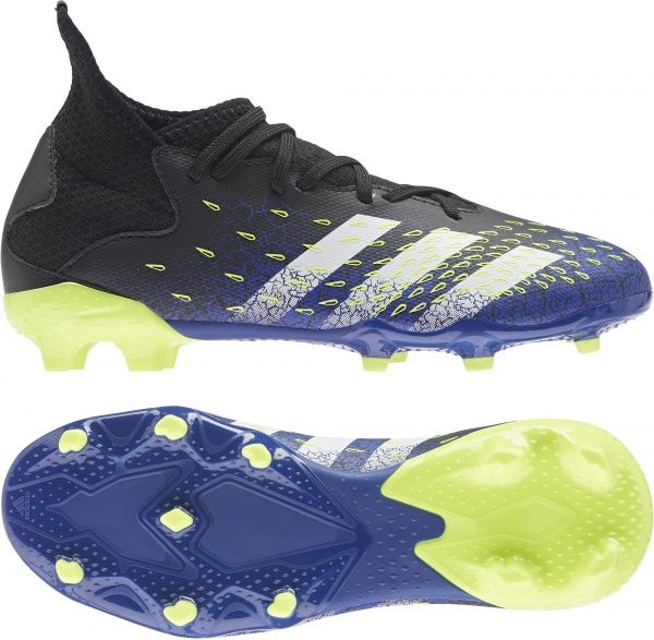 Бутси Adidas PREDATOR FREAK .3 FG J FY0613 р. UK 4,5 чорний