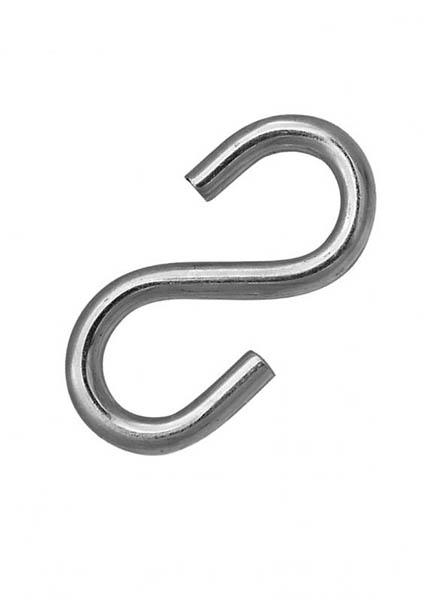 Гак S-подібний 6 мм нержавіюча сталь