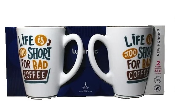 Набор чашек A La Bone Butter Fly 380 мл Q6425 Luminarc