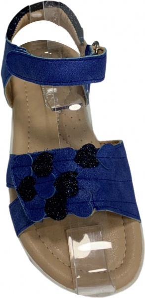 Сандалии для девочек JOIKS р.35 темно-синий 0429-3A/N 