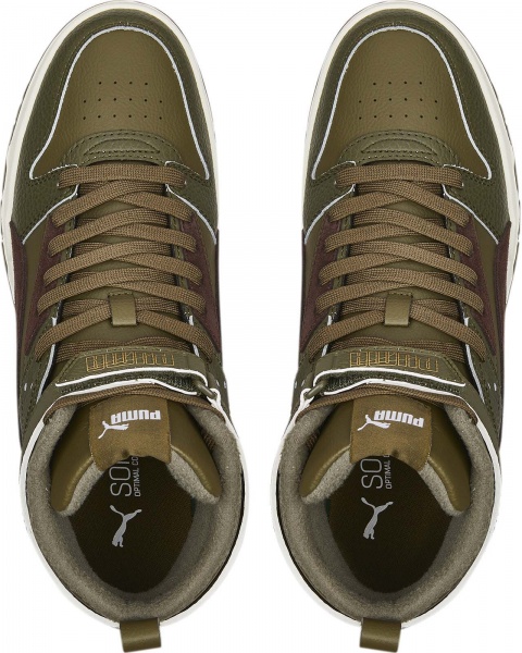 Ботинки Puma RBD GAME WTR DEEP OLIVE-DARK CHOCOLATE-P 38760401 р.44 зеленый
