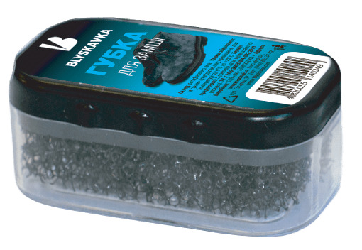 Губка BLYSKAVKA для замши маленькая