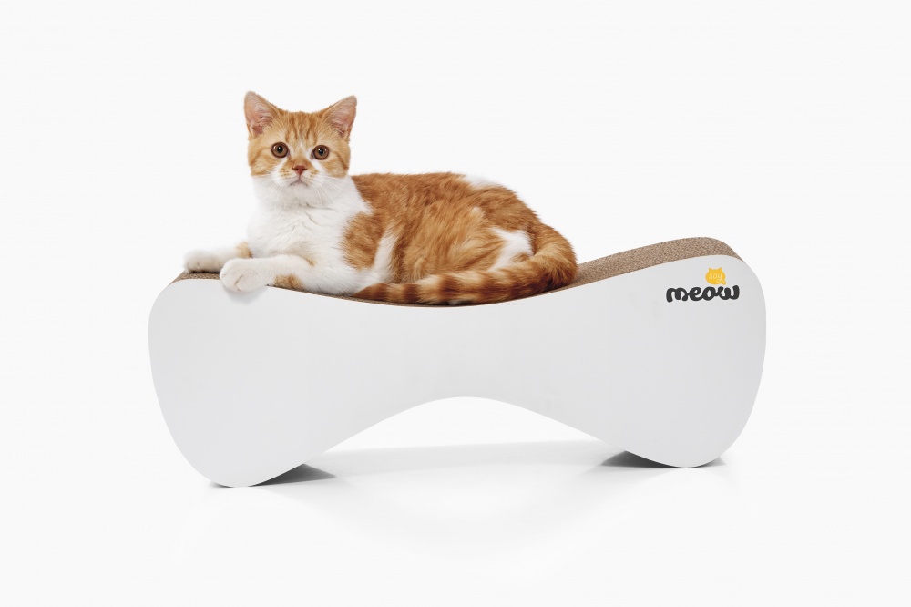 Когтеточка-лежак Say Meow для котов картон, 67*21*24см