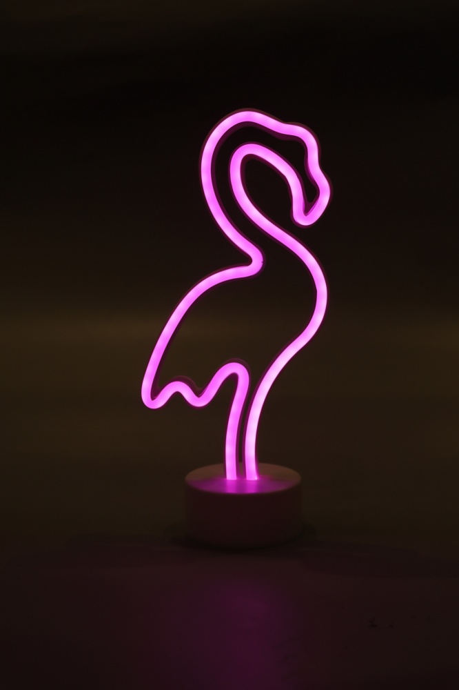 Настольная лампа Sensio Neon Фламинго 1 Вт розовый 9180-HLN
