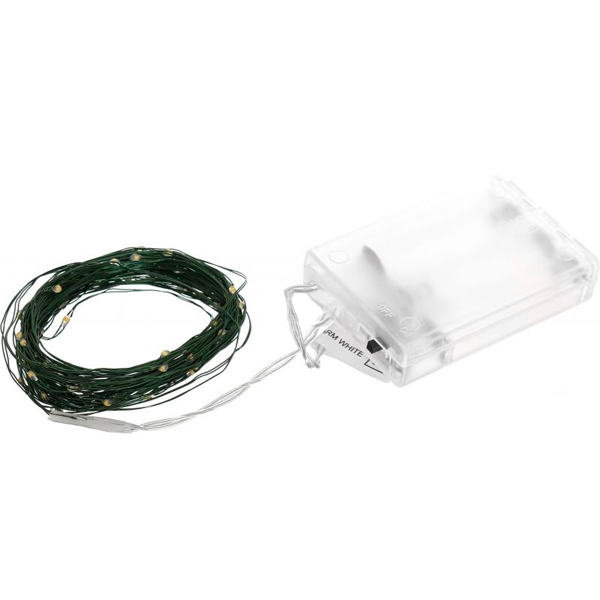 Гирлянда линейная LED 100 ламп 5 м белая