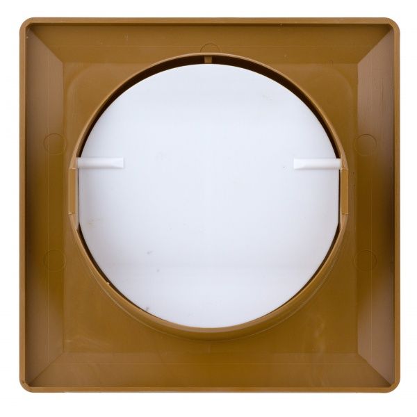 Ковпак вентиляційний MiniMax 140x140хd100 мм (полістирол УПМ/ дуб) 1326Р/12