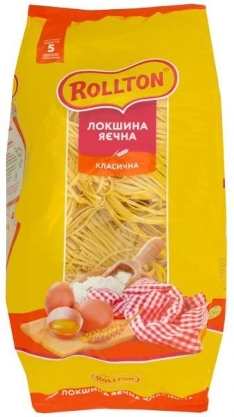 Локшина Роллтон яєчна Класична 400г 