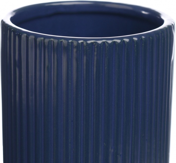 Ваза керамічна синій Guoxin d11хh26,5