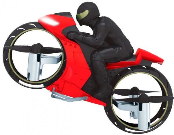 Квадрокоптер на р/у ZIPP Toys Flying Motorcycle красный 532.00.38