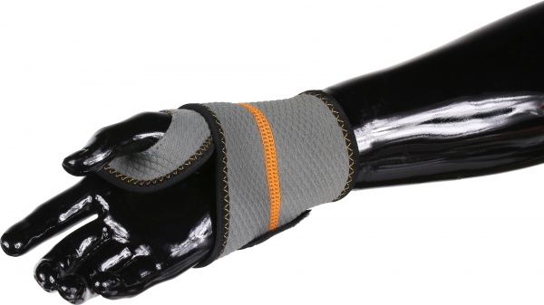 Захист зап’ястя LiveUp р. універсальний Waist Guard LS5632 сірий із помаранчевим