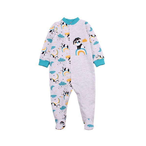 Комбинезон ясельный унисекс Фламинго р.80 меланж 647-006 