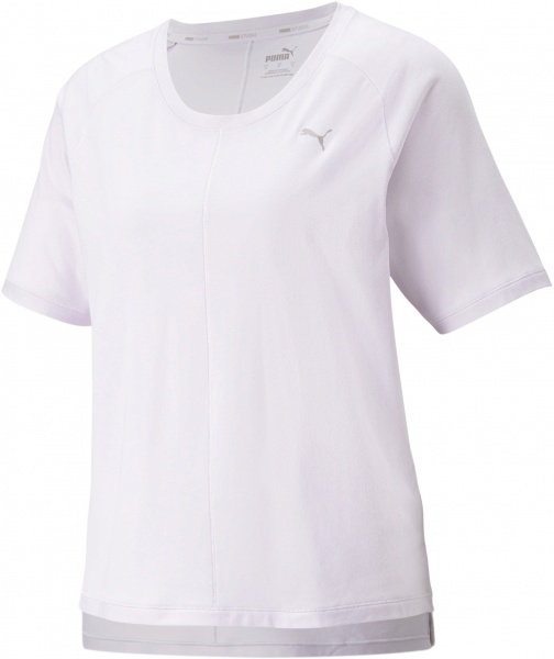Футболка Puma STUDIO Tri Blend Relaxed Tee 52109317 р.S світло-фіолетовий