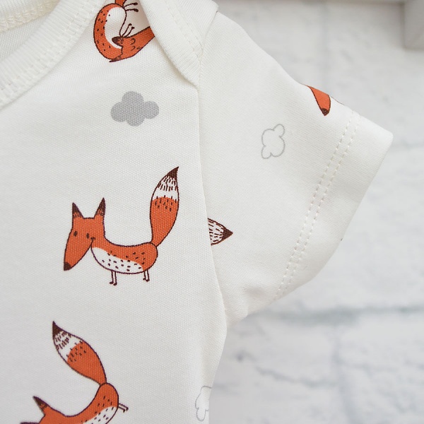 Боди детское унисекс Blanka Лисичка р.92 бежевый 110134 