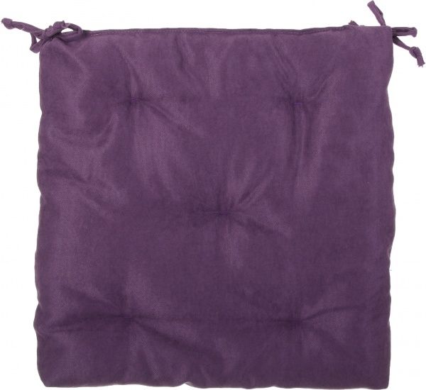 Подушка на стул Велмарт 40х40х3 см фиолетовый