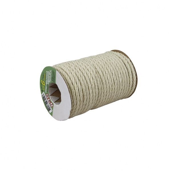 Канат Радосвіт джутовый 6 мм белый