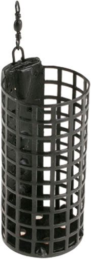 Кормушка Mikado 80 г фидерная круглая с дном черная