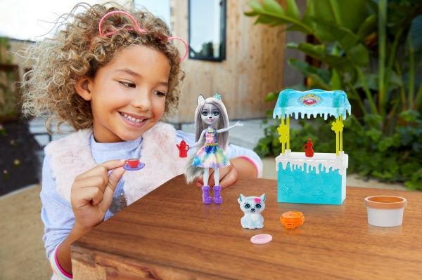 Набір з лялькою Enchantimals Магазинчик з вафлями Хаскі Хавни