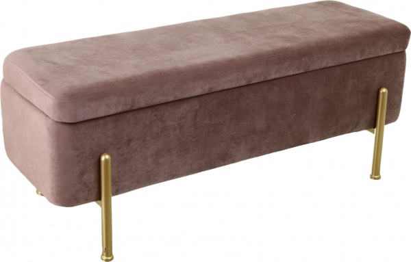 Сундук-пуф для хранения Christophe капучино 120х38х42 см 