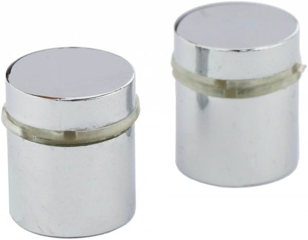 Держатель для стекла дистанционный KR STK 1B 19х20 мм хром 2 шт DC