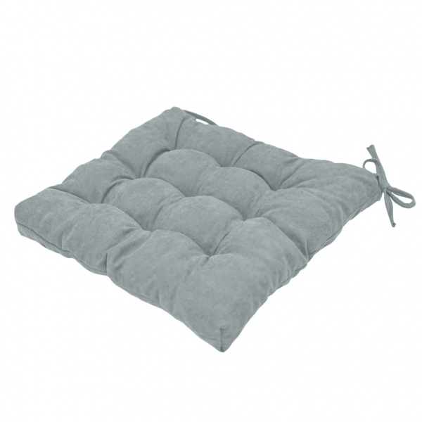 Подушка на стул BONA 40х40 серый La Nuit