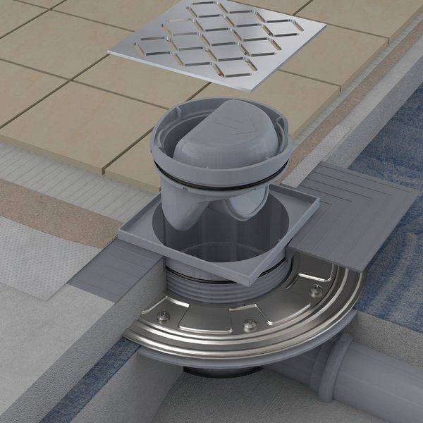 Душевой трап Ravak SN501 105x105/50