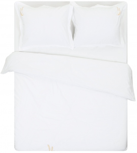 Комплект постільної білизни сатин 150г/м2 білий Saffran 