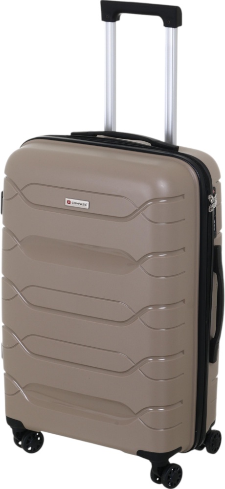 Чемодан Compass №XY007 M 59 л капучино 60x41x24 см