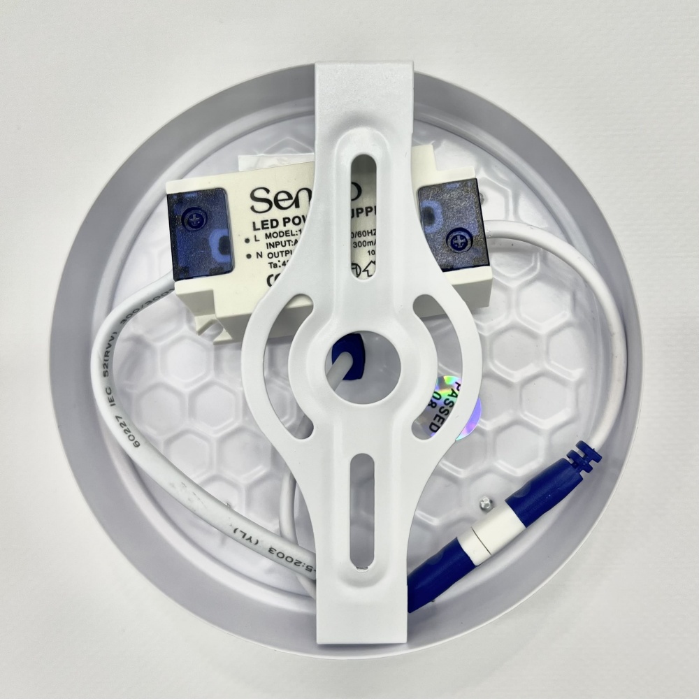 Світильник світлодіодний Sensio 18 Вт білий/прозорий 5000 К MIYA 18W R