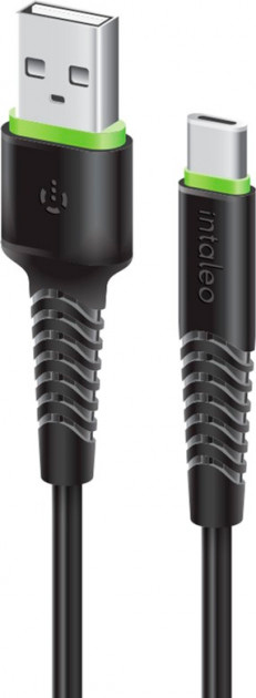 Кабель Intaleo USB Type-C – USB 1,2 м чорний