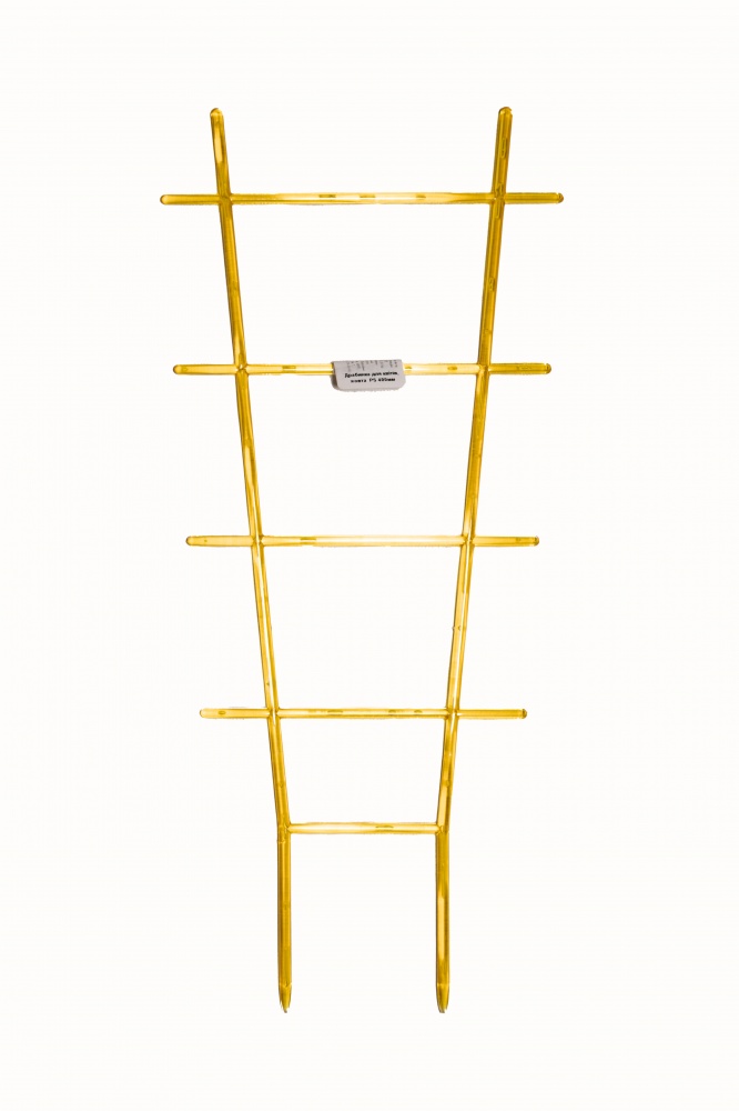 Опора для растений Лесенка (прозрачная) L 400 желтая