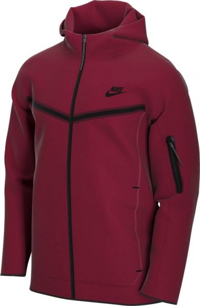 Джемпер Nike M NSW TCH FLC HOODIE FZ WR CU4489-638 р. M червоний