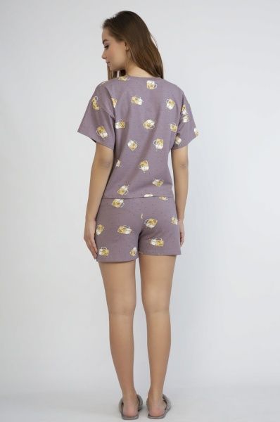 Піжама жіноча Roksana Lemonade 1028/16125 р. XL фіолетовий із малюнком 