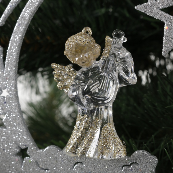 Підвіска пластикова Global Treasure Зірка та місяць 15 см в асортименті P2103006 E/I-LCS/2