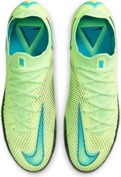 Бутси Nike PHANTOM GT ELITE FG CK8439-303 р. US 10,5 блакитний