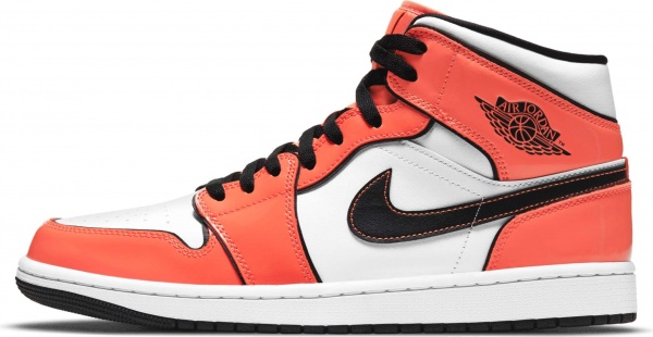 Кроссовки Jordan AIR JORDAN 1 MID SE DD6834-802 р.US 9 коралловый