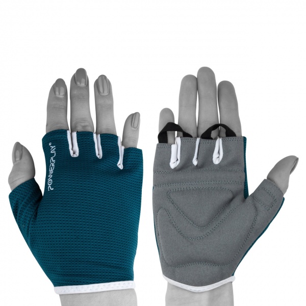Рукавички для фітнесу PowerPlay PP 3418 р. XS синій 