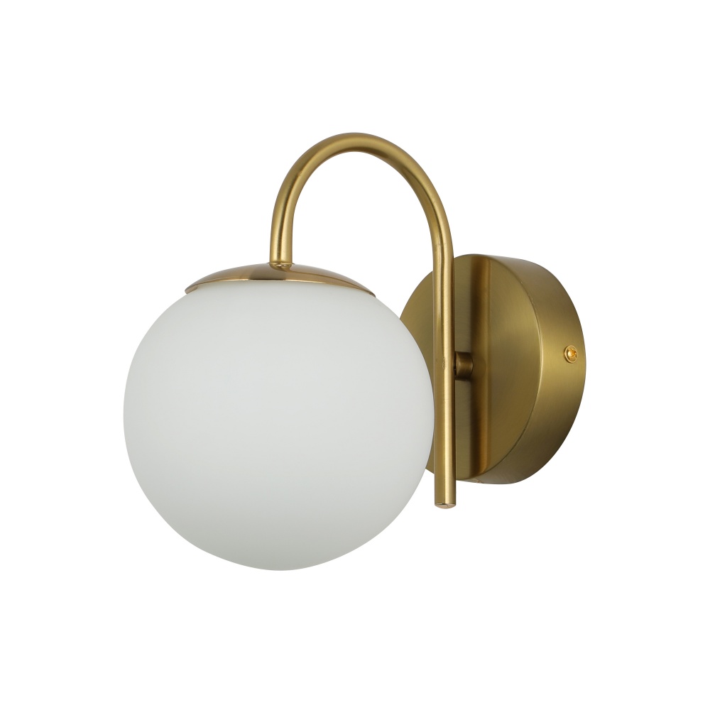 Бра Miorro Palermo 40W металл/стекло 1x40 Вт E27 медь 51-311-046