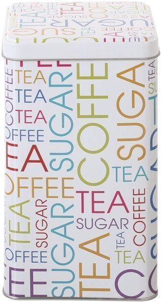 Банка с крышкой Coffee White 18x10,5 см