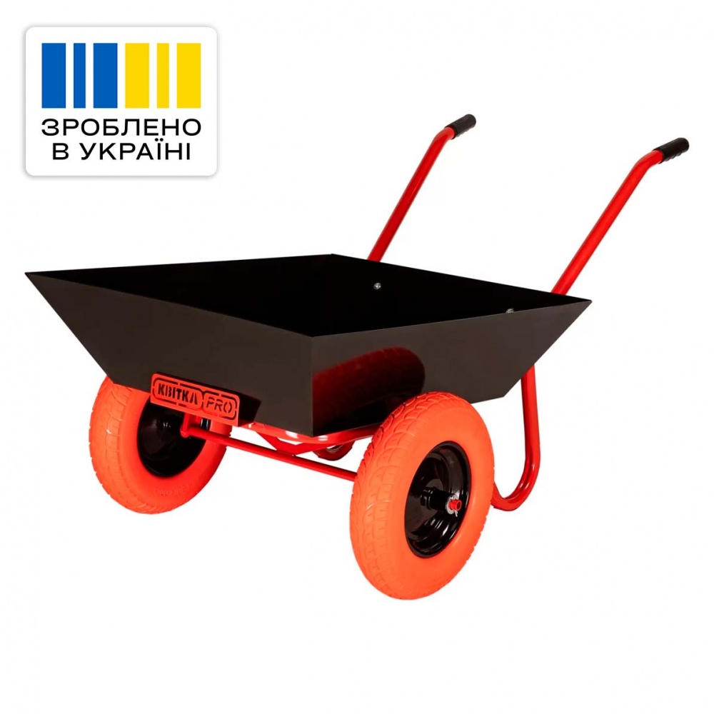 Тачка будівельна КВІТКА PRO 120 л до 250 кг Le Mans 24 (110-4086)