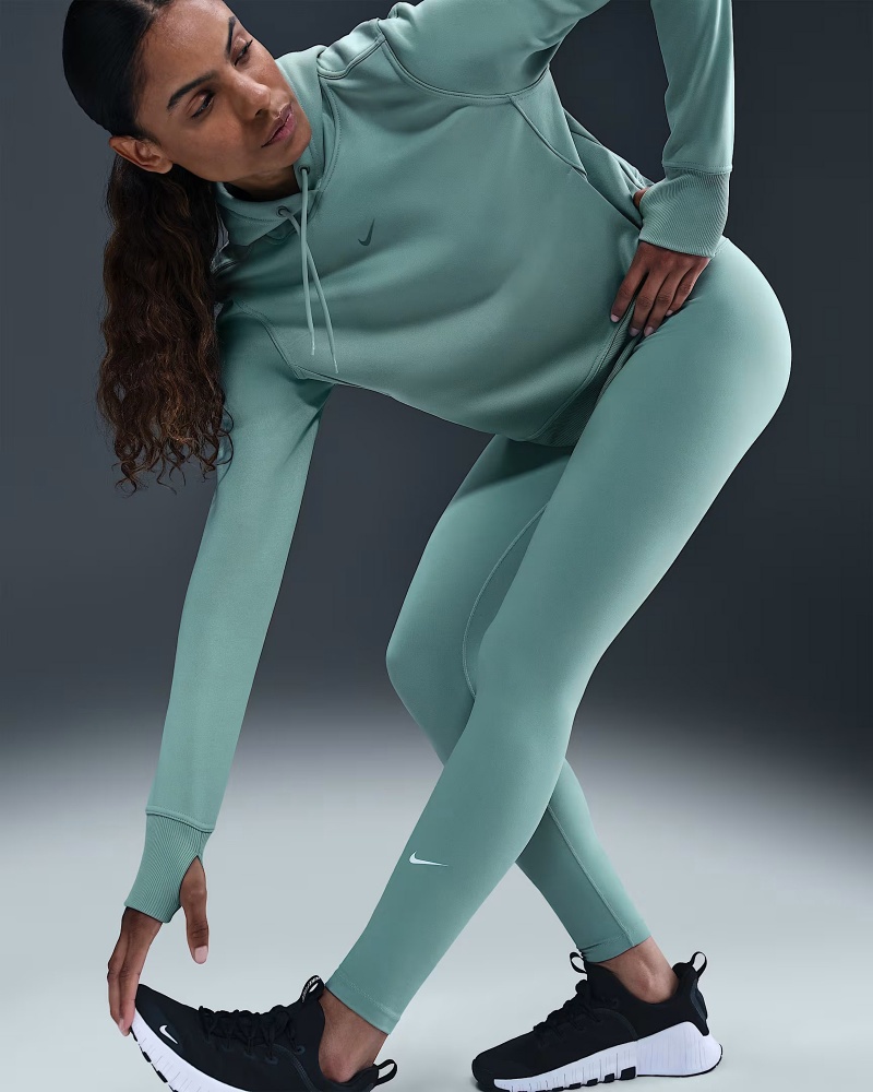 Лосини W NK DF ONE HR TIGHT WT IB9382-017 р.M зелений