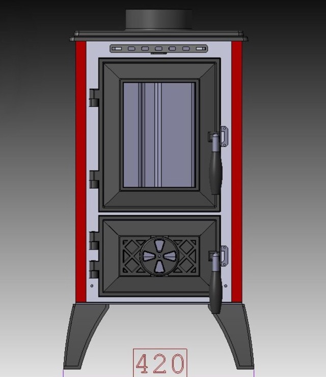 Печь-камин Duval EM-220F