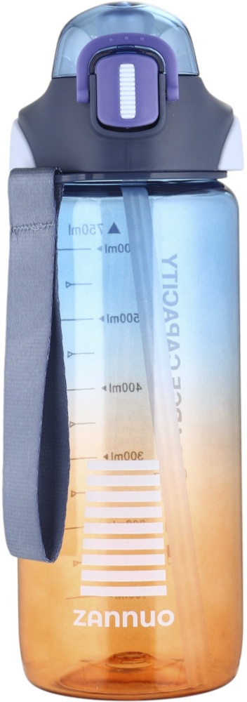 Пляшка для води SELIYA 750 мл з соломинкою колір в асортименті