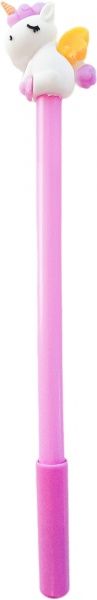 Ручка кулькова Лідер Канц Єдиноріг з крилами фіолетовий 6536 