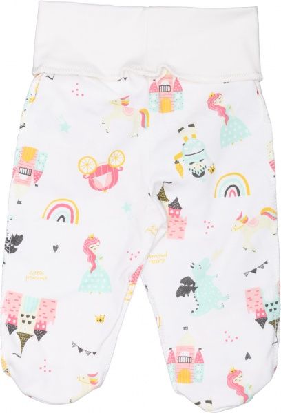Ползунки ТМ Софія Princess р.62 молочныйс рисунком 222162 