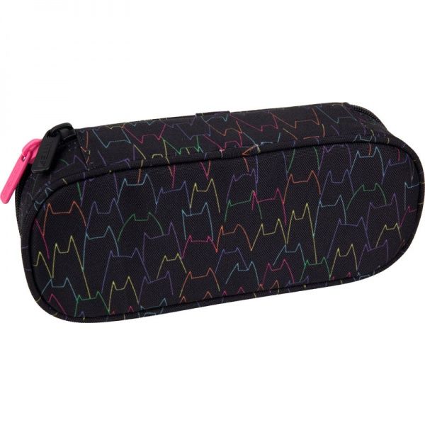 Пенал школьный 599-3 47957 KITE черный с узором