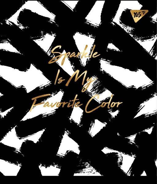 Зошит шкільний А5/96 в клітинку Black abstract 765302 YES