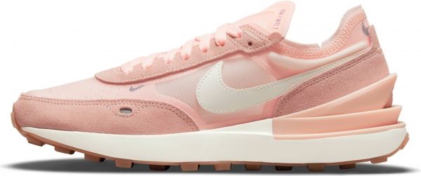 Кроссовки Nike Waffle One DC2533-801 р.US 6,5 бело-коралловый