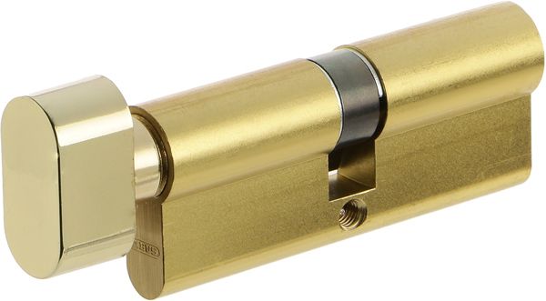 Цилиндр Abus KE50 40x40 ключ-вороток 80 мм матовая латунь