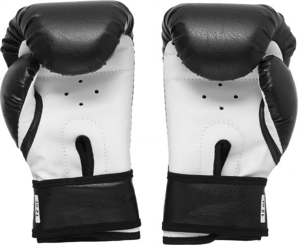 Боксерские перчатки SPORTKO 12oz черный с белым